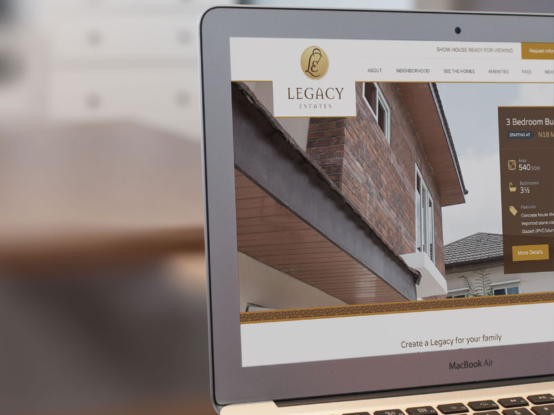 Featured Project - Legacy Estates